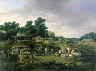Brickworks ingleses do país, c.1840